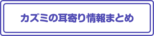 カズミの耳寄り情報まとめ